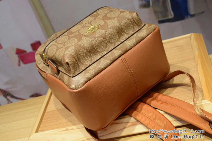 COACH蔻馳 專櫃原單 mini迷你號 頭層牛皮 Coach雙肩包款 氣質百搭款 58314  Chz1218